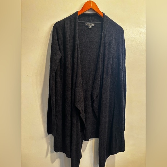 Barefoot Dreams Black Cardigan S/M warm cozy soft lounge comfort - Picture 12 of 14